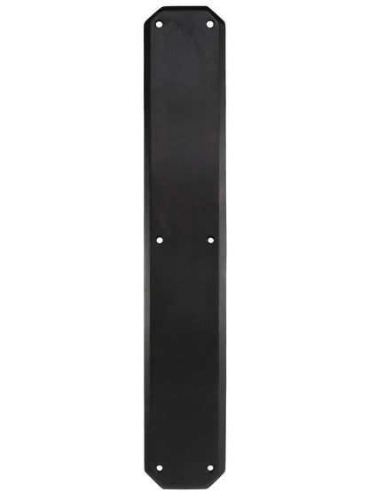 Solid-Bronze Angular Push Plate.